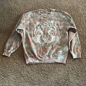PacSun Tie-dye Tiger sweatshirt